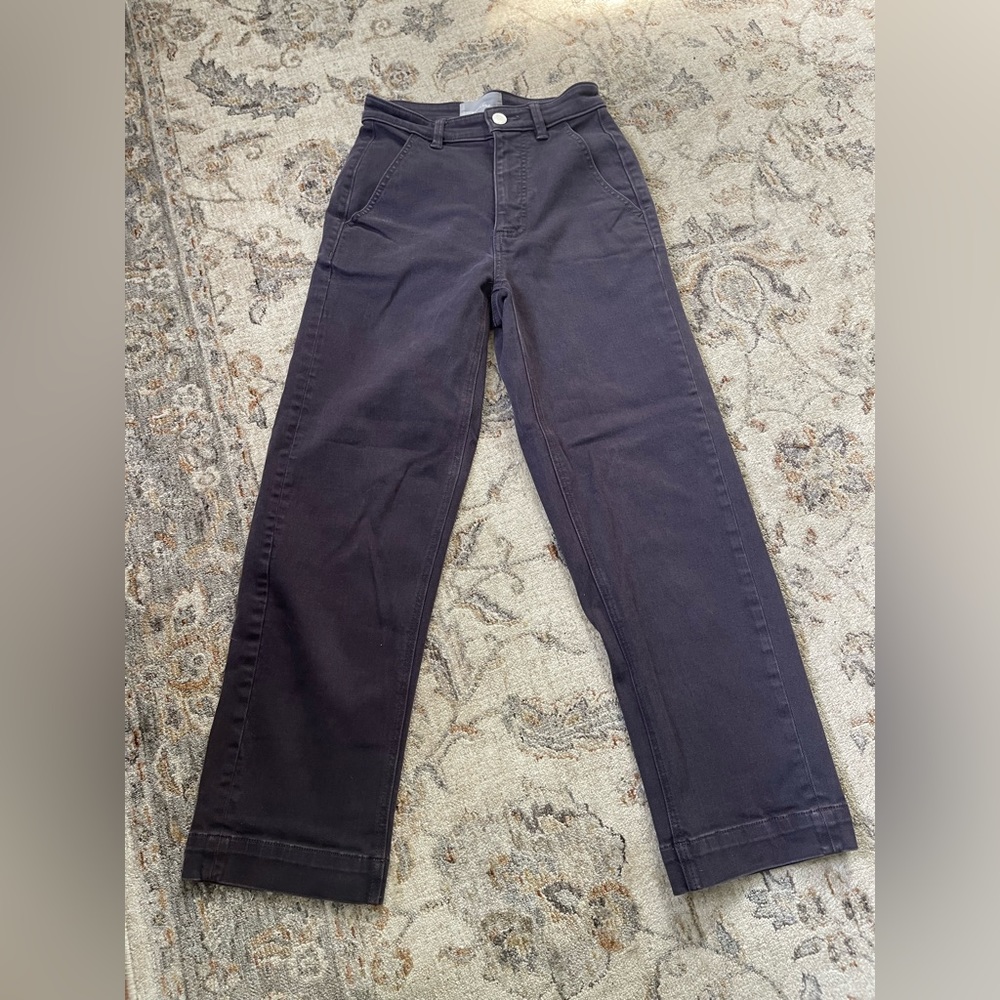 Everlane Women's Purple Jeans Size 00 Straight leg